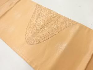 アンティーク　相良刺繍波模様袋帯（材料）